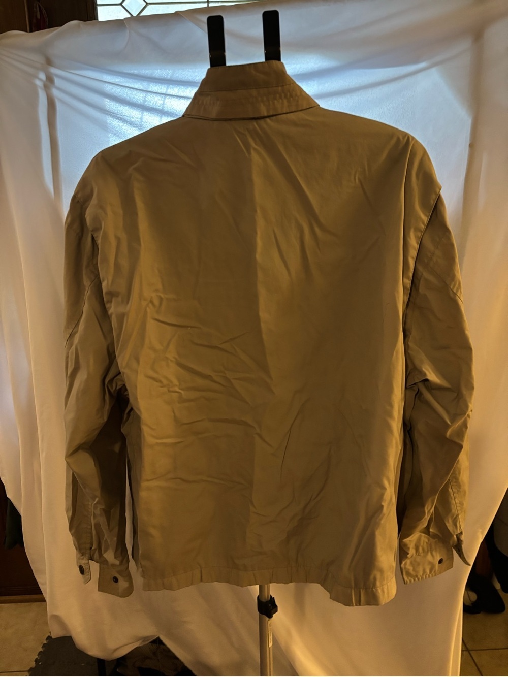 Members Only Tan Bomber Jacket - Picture 2 of 8
